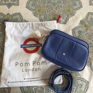 Pom Pom London Original Plus Bag - Transport Collection - Piccadilly Line Blue